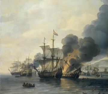 風景 Painting - ヴァン・ディースト海戦レグホン海戦